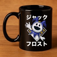 Shin Megami Tensei V: Vengeance Jack Frost Katakana Atlus 11oz C Handle Ceramic Mug