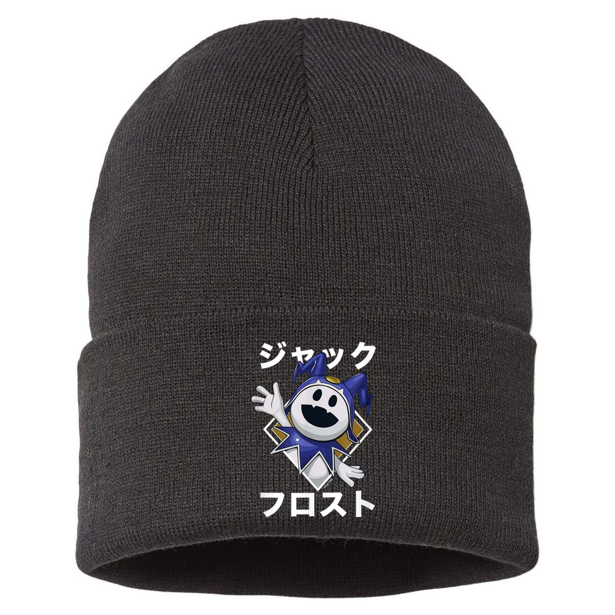 Shin Megami Tensei V: Vengeance Jack Frost Katakana Atlus Sustainable Knit Beanie
