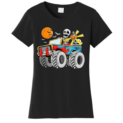 Spooky Monster Truck Halloween Costume Women's T-Shirt