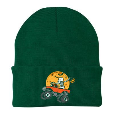 Skeleton Monster Truck Moon Candy Halloween Knit Cap Winter Beanie