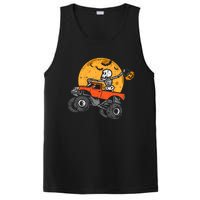 Skeleton Monster Truck Moon Candy Halloween PosiCharge Competitor Tank