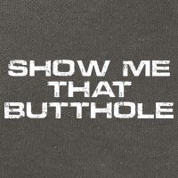 Show Me That Butthole Funny Adult Humor Cotton Canvas Backpack