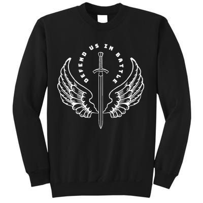 St. Michael The Archangel Defend Us In Battle Sweatshirt