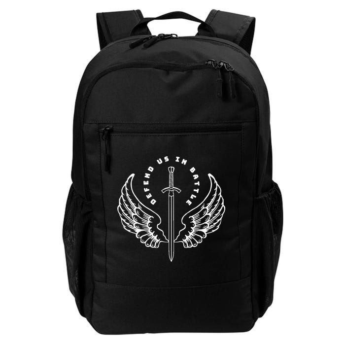 St. Michael The Archangel Defend Us In Battle Backpack