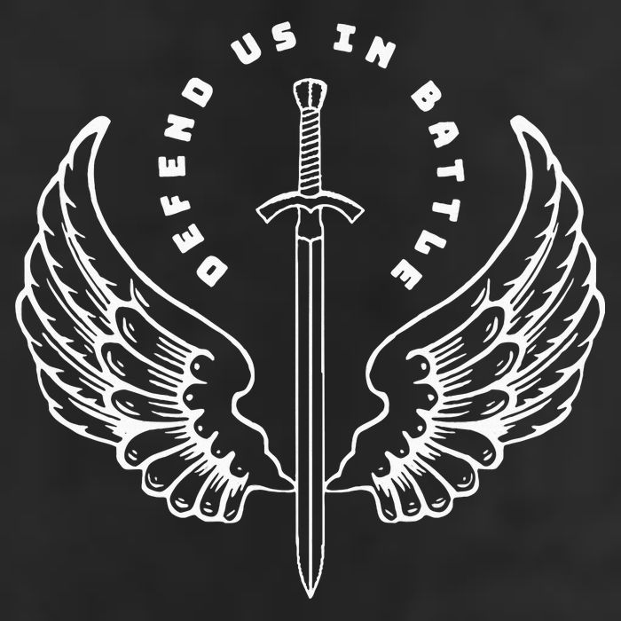 St. Michael The Archangel Defend Us In Battle Premium Pullover Hoodie