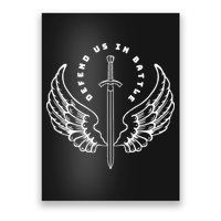 St. Michael The Archangel Defend Us In Battle Poster