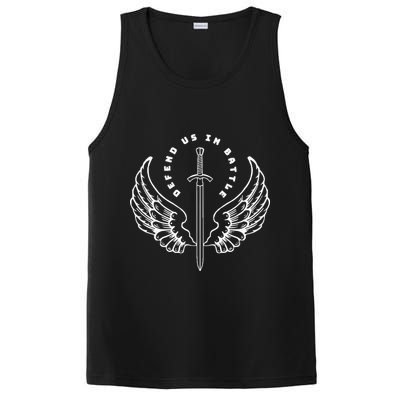 St. Michael The Archangel Defend Us In Battle PosiCharge Competitor Tank