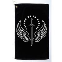 St. Michael The Archangel Defend Us In Battle Golf Towel