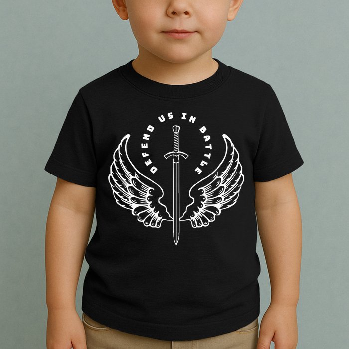 St. Michael The Archangel Defend Us In Battle Toddler T-Shirt