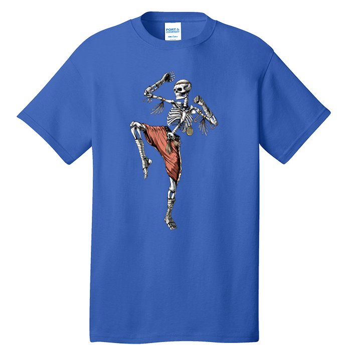 Skeleton Muay Thai Boxing Karate Kickboxing Martial Arts Gift Tall T-Shirt