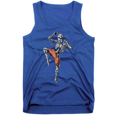 Skeleton Muay Thai Boxing Karate Kickboxing Martial Arts Gift Tank Top