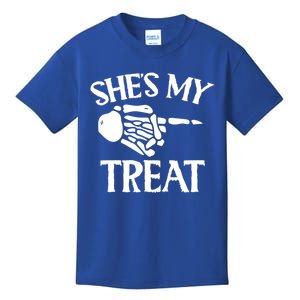 Shes My Trick Matching Couple Halloween Cute Gift Kids T-Shirt