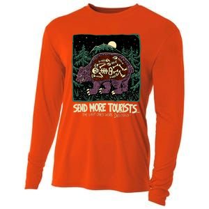 Send More Tourists The Last Ones Were Delicious Cooling Performance Long Sleeve Crew