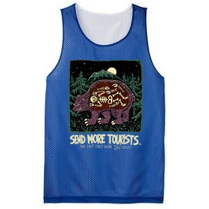 Send More Tourists The Last Ones Were Delicious Mesh Reversible Basketball Jersey Tank