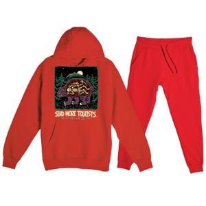 Send More Tourists The Last Ones Were Delicious Premium Hooded Sweatsuit Set