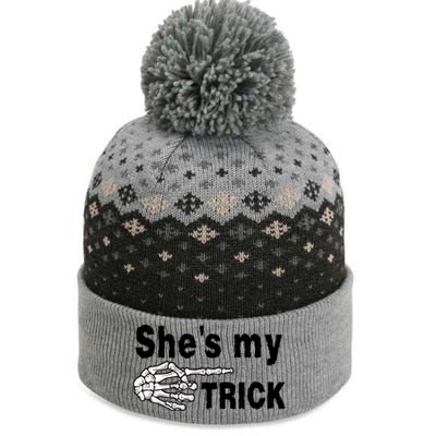 Shes My Trick Cute Gift The Baniff Cuffed Pom Beanie