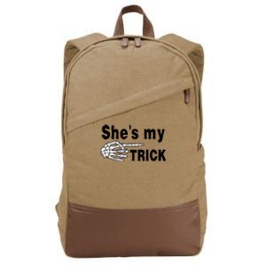 Shes My Trick Cute Gift Cotton Canvas Backpack