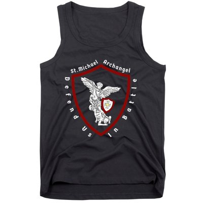 Saint Michael The Archangel Defend Us In Battle Tank Top