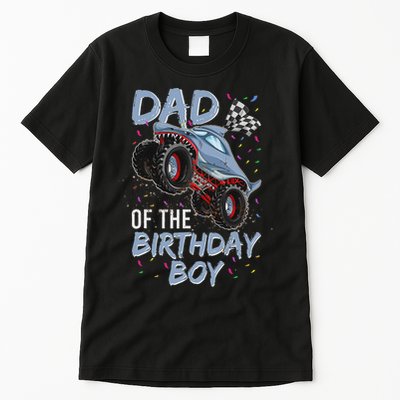 Shark Monster Truck S For Men, Dad Of Birthday Boy Tall T-Shirt