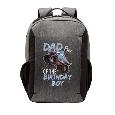 Shark Monster Truck S For Men, Dad Of Birthday Boy Vector Backpack