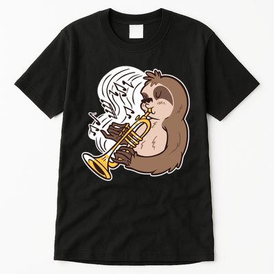Sloth Musical Trumpet Tall T-Shirt