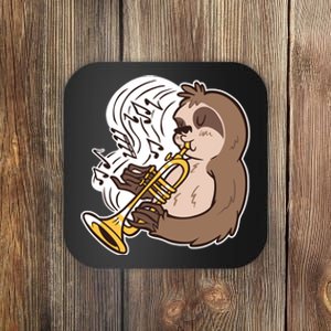 Sloth Musical Trumpet Coaster