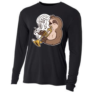 Sloth Musical Trumpet Cooling Performance Long Sleeve Crew