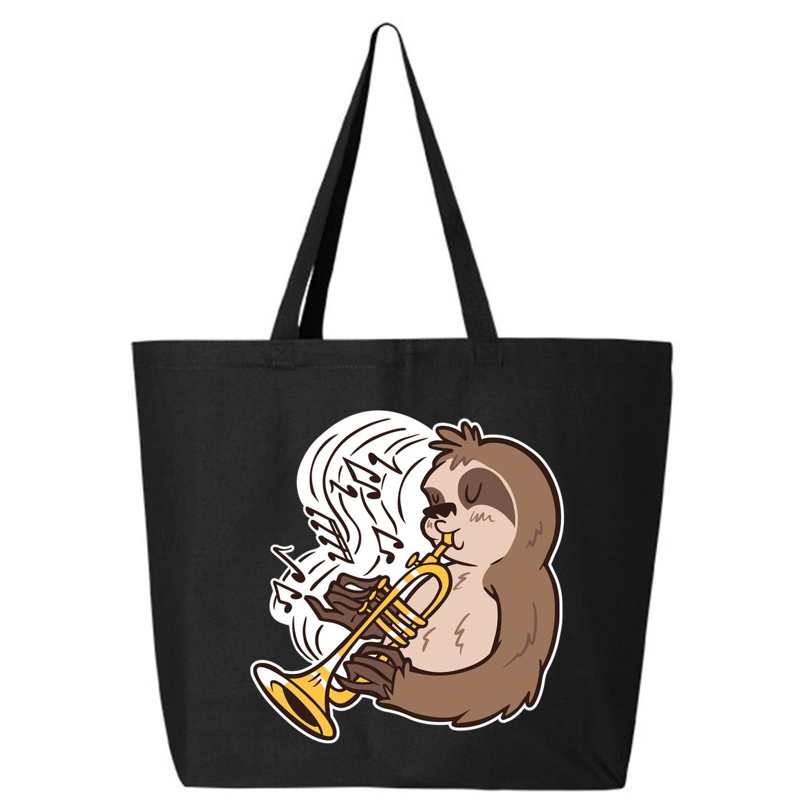 Sloth Musical Trumpet 25L Jumbo Tote