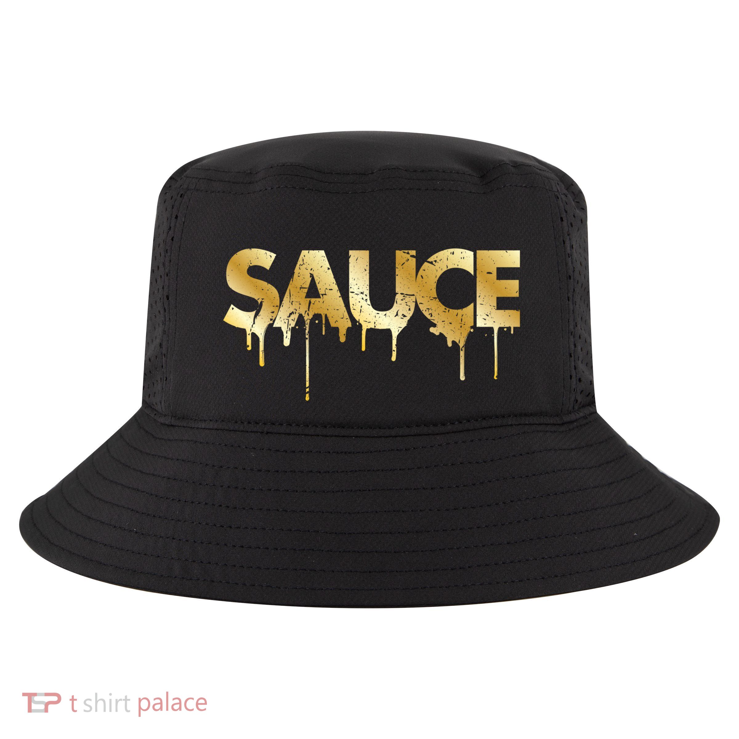 Sauce Melting Trending Dripping Sauce Gift Idea Gift Funny Gift Cool Comfort Performance Bucket Hat