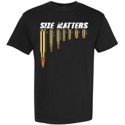 Size Matters Types Of Bulllets Garment-Dyed Heavyweight T-Shirt