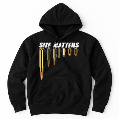 Size Matters Types Of Bulllets Hoodie