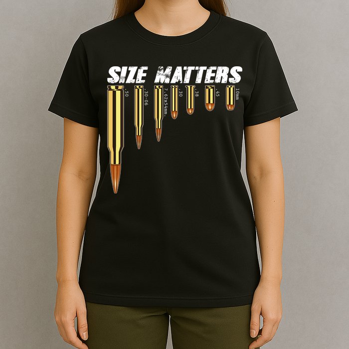 Size Matters Types Of Bulllets T-Shirt