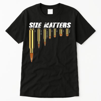 Size Matters Types Of Bulllets Tall T-Shirt