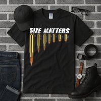Size Matters Types Of Bulllets Tall T-Shirt
