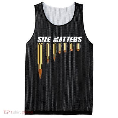 Size Matters Types Of Bulllets Mesh Reversible Basketball Jersey Tank