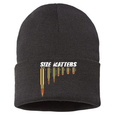 Size Matters Types Of Bulllets Sustainable Knit Beanie