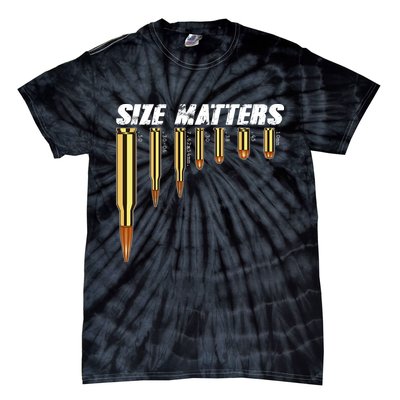 Size Matters Types Of Bulllets Tie-Dye T-Shirt