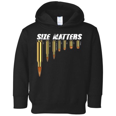 Size Matters Types Of Bulllets Toddler Hoodie