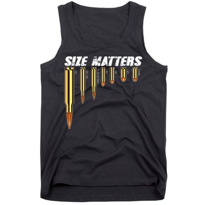 Size Matters Types Of Bulllets Tank Top