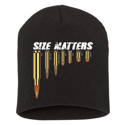 Size Matters Types Of Bulllets Short Acrylic Beanie