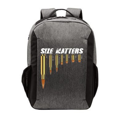 Size Matters Types Of Bulllets Vector Backpack