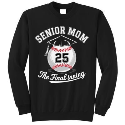 Senior Mom The Final Inning Baseball Mom Women Sweatshirt