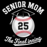 Senior Mom The Final Inning Baseball Mom Women Impact Tech Backpack