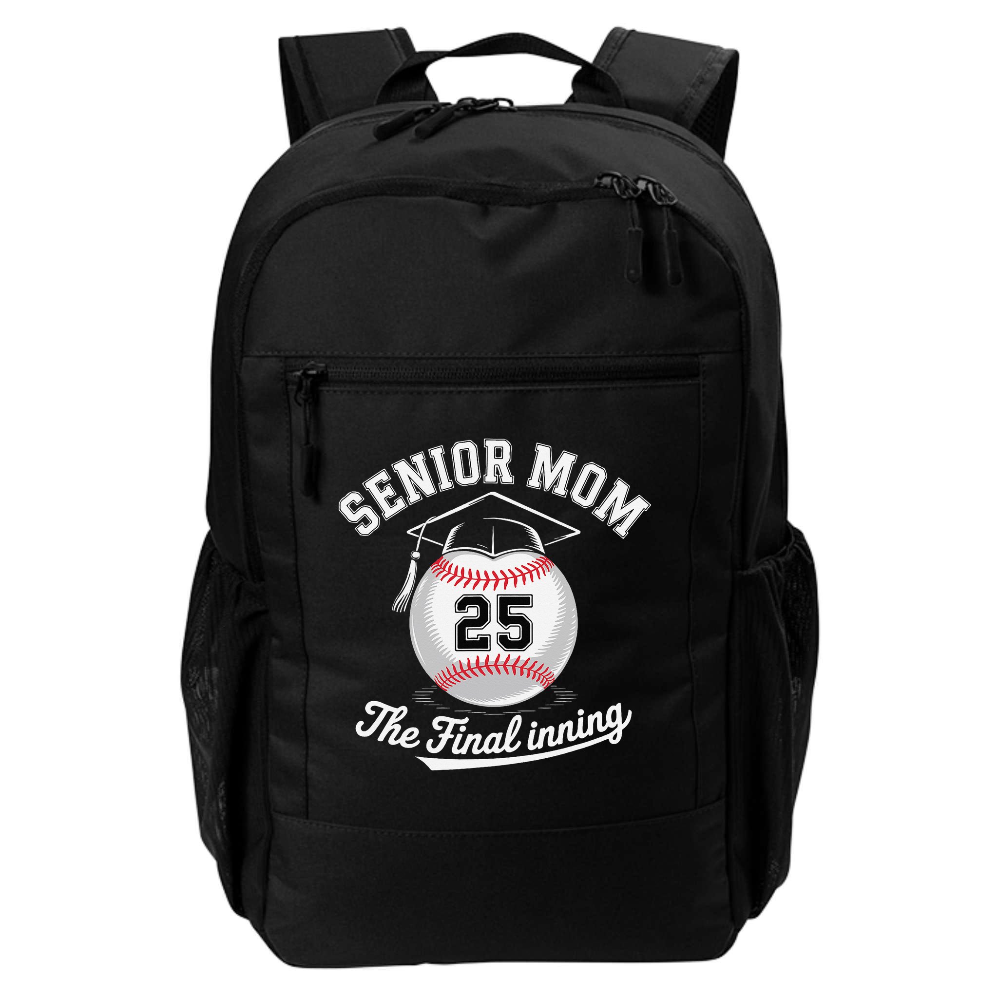 Senior Mom The Final Inning Baseball Mom Women Backpack