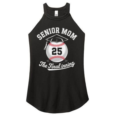 Senior Mom The Final Inning Baseball Mom Women Women's Perfect Tri Rocker Tank
