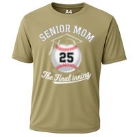 Senior Mom The Final Inning Baseball Mom Women Cooling Performance Crew T-Shirt