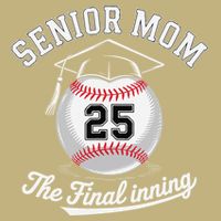 Senior Mom The Final Inning Baseball Mom Women Cooling Performance Crew T-Shirt