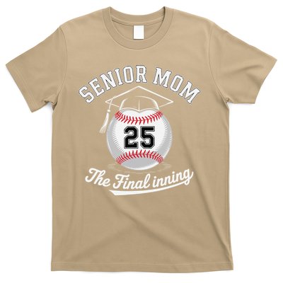 Senior Mom The Final Inning Baseball Mom Women T-Shirt
