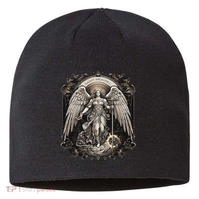 St Michael The Archangel Catholic Saint Religious Sustainable Beanie