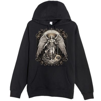 St Michael The Archangel Catholic Saint Religious Premium Pullover Hoodie